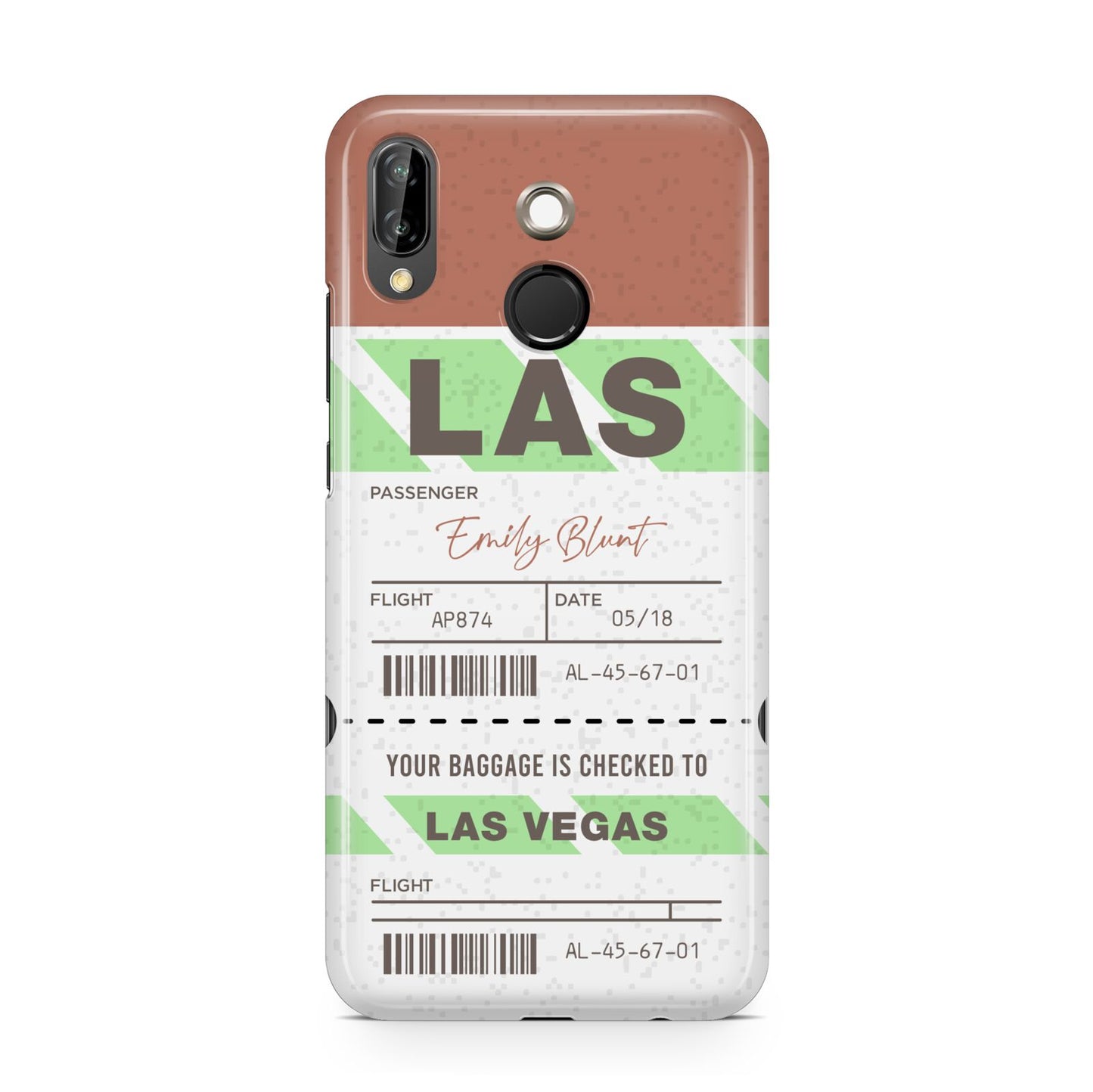 Custom Baggage Tag Huawei P20 Lite Phone Case