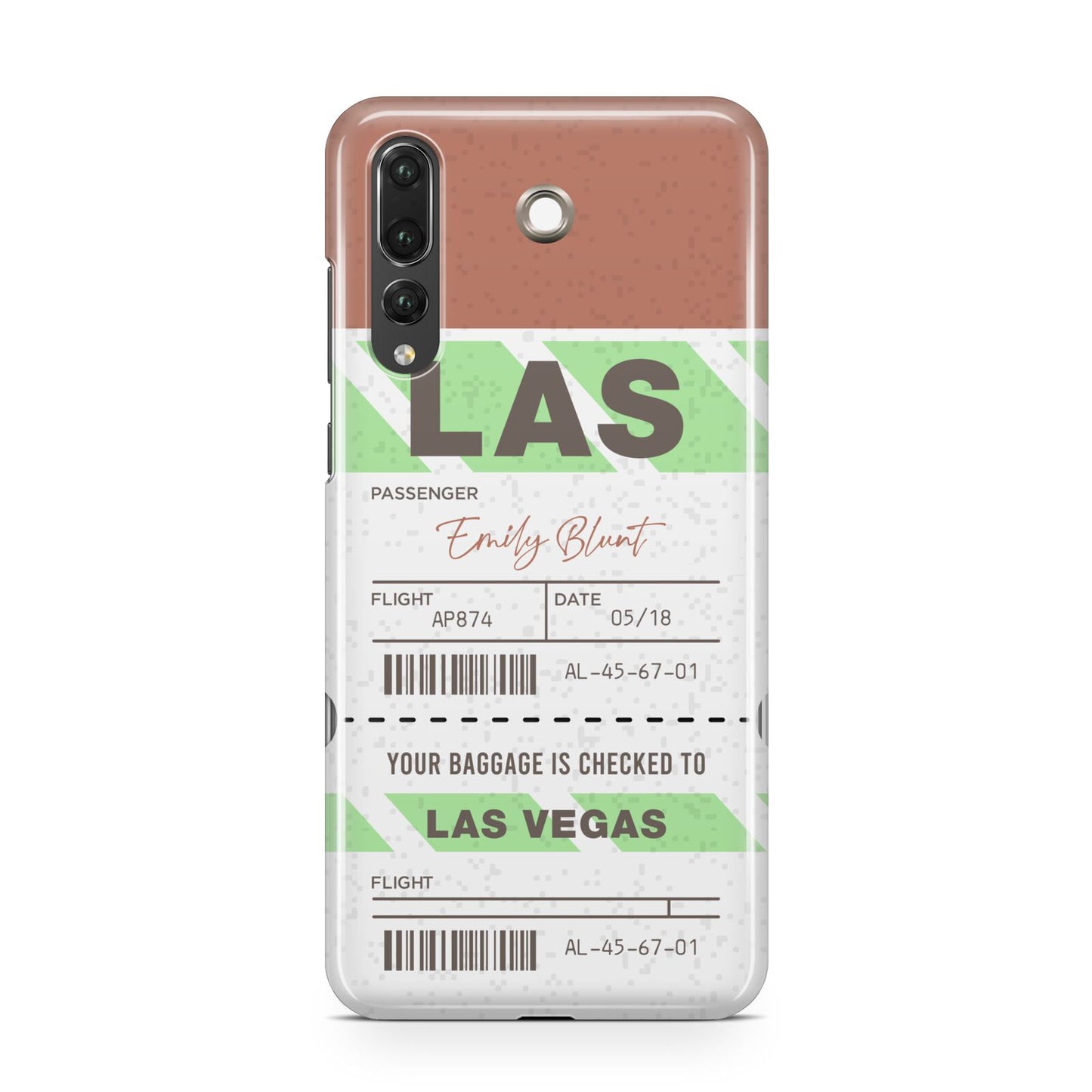 Custom Baggage Tag Huawei P20 Pro Phone Case