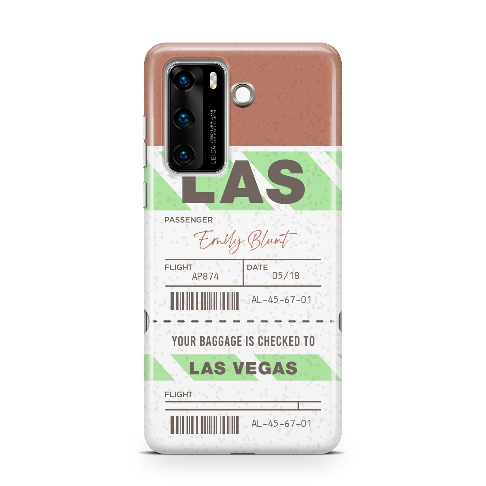 Custom Baggage Tag Huawei P40 Phone Case