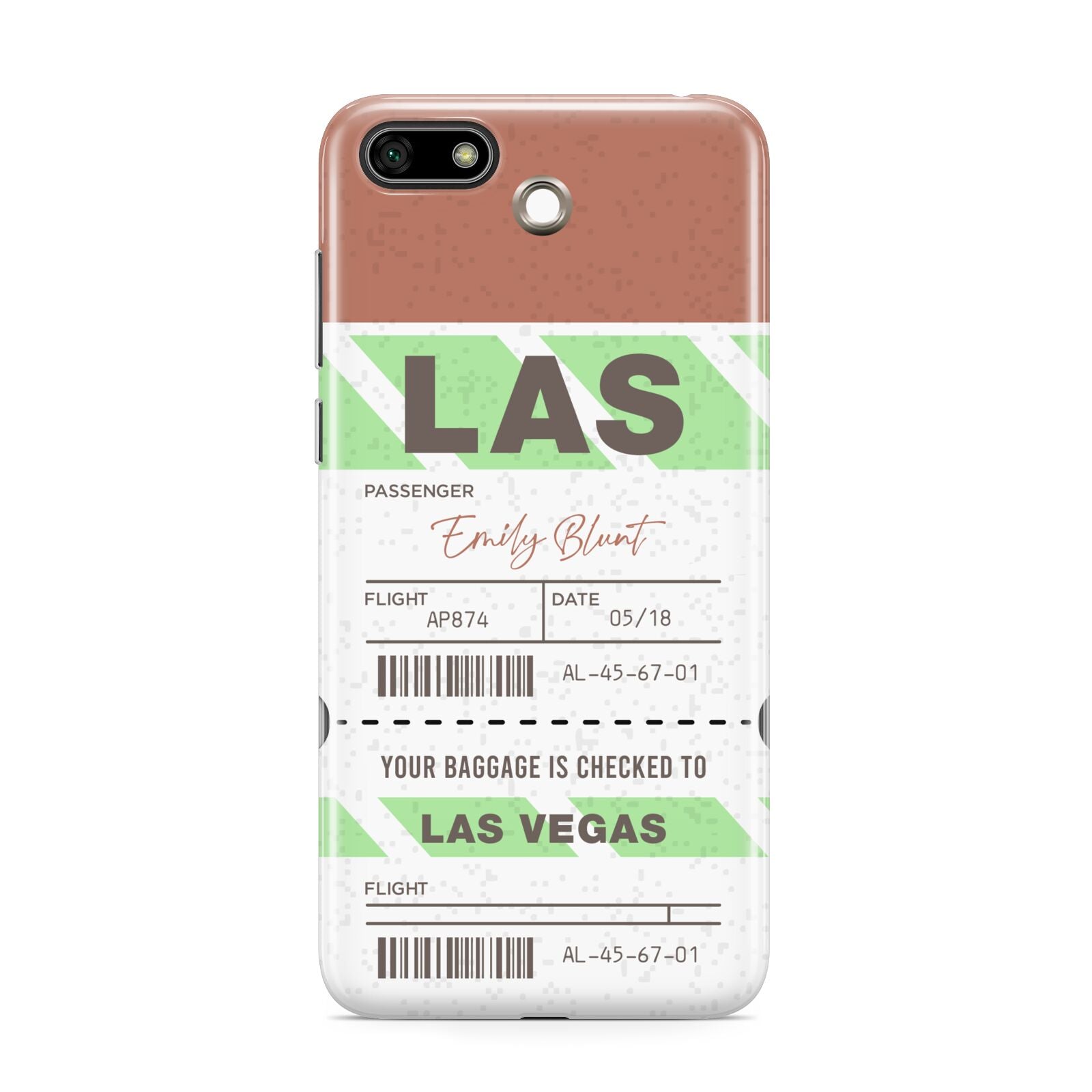 Custom Baggage Tag Huawei Y5 Prime 2018 Phone Case