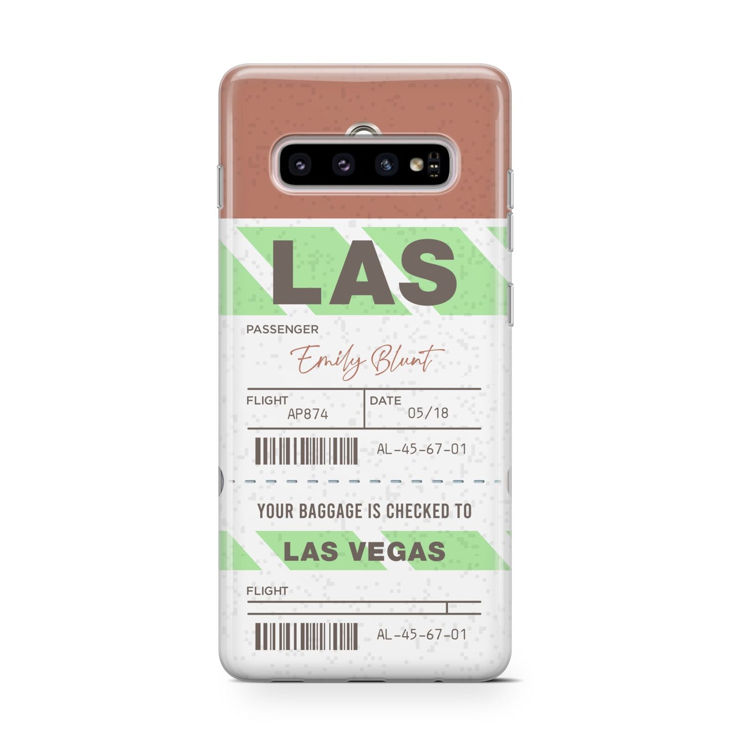 Custom Baggage Tag Protective Samsung Galaxy Case