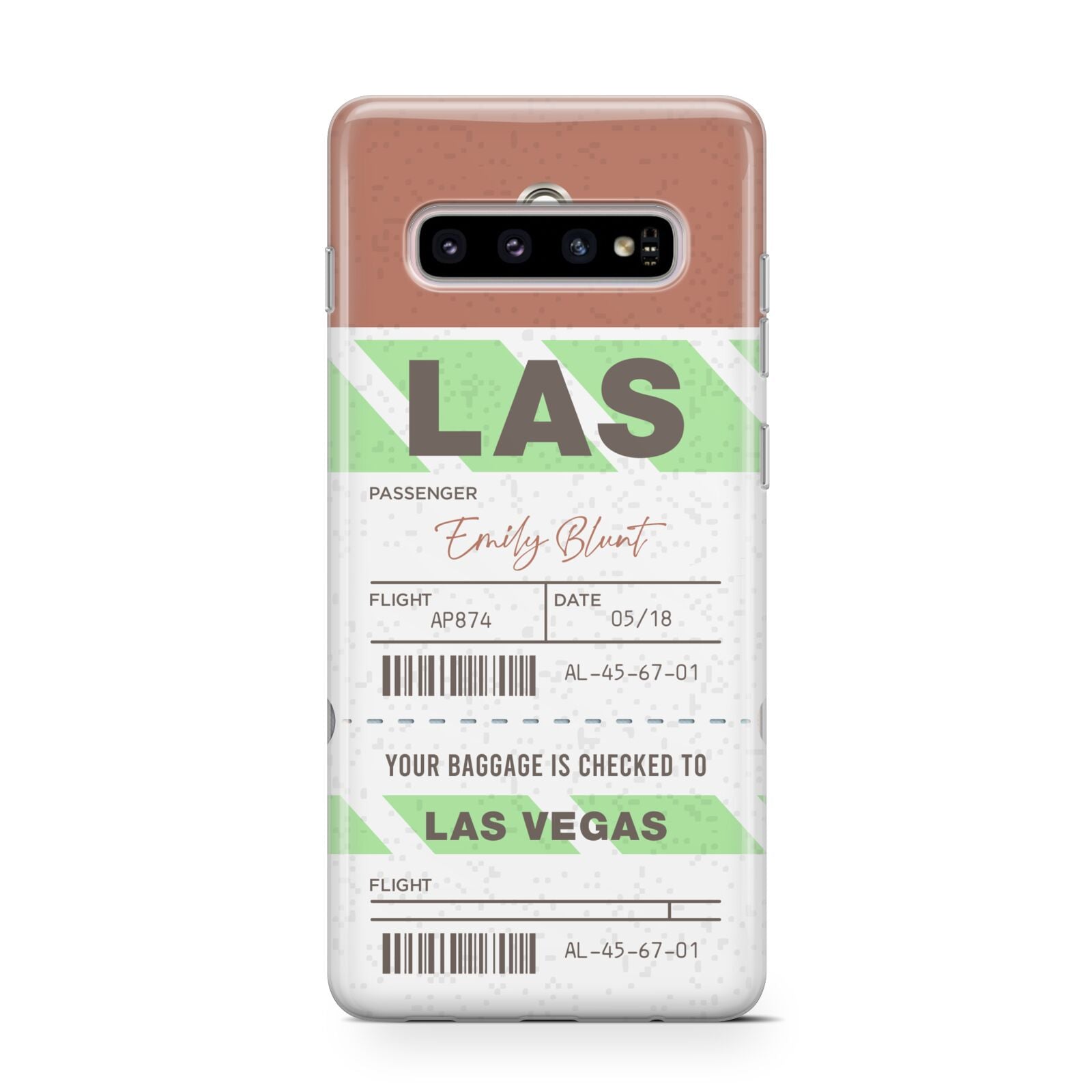 Custom Baggage Tag Protective Samsung Galaxy Case