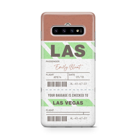 Custom Baggage Tag Protective Samsung Galaxy Case
