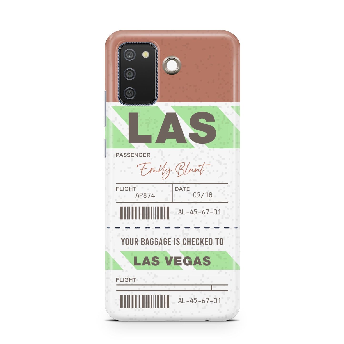 Custom Baggage Tag Samsung A02s Case