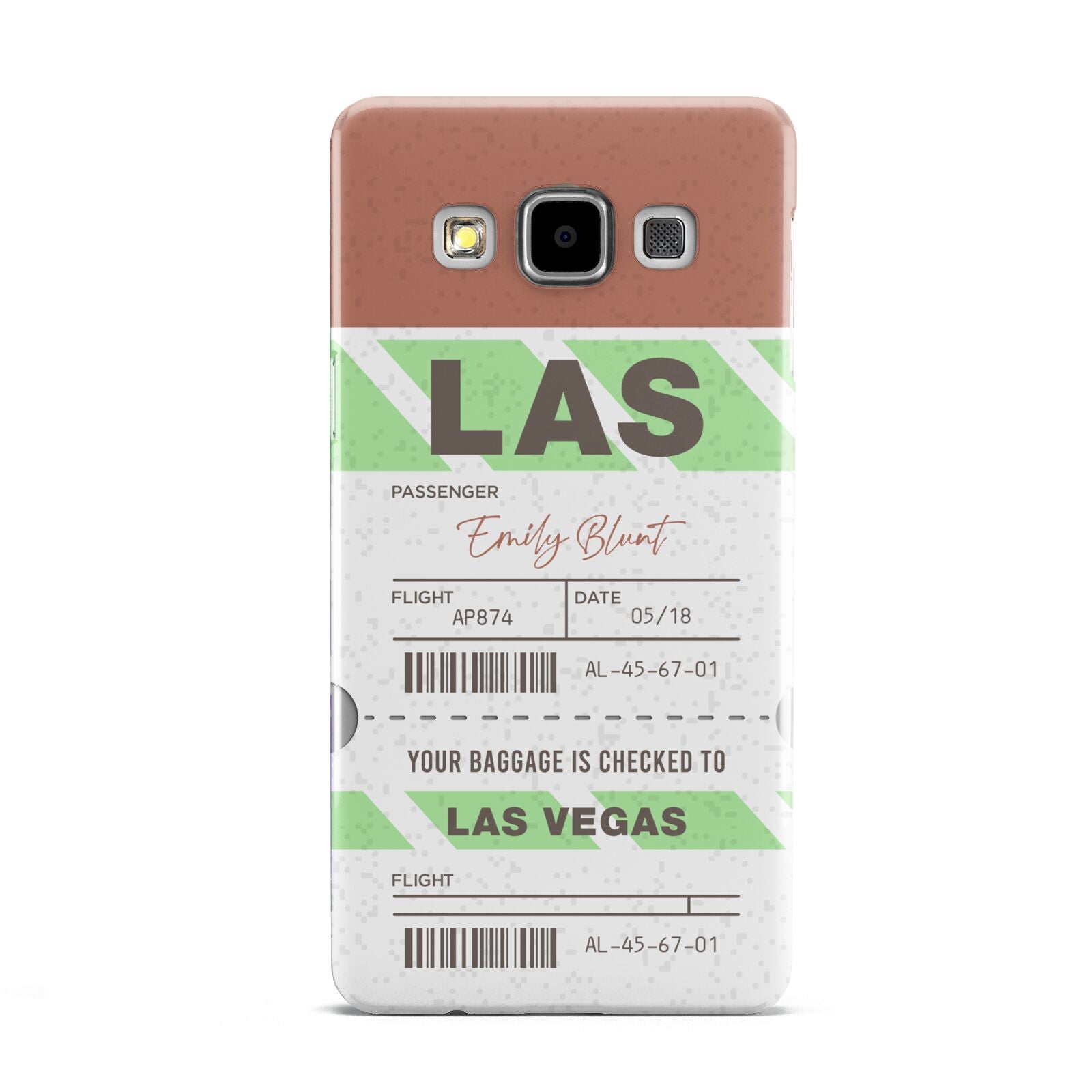 Custom Baggage Tag Samsung Galaxy A5 Case