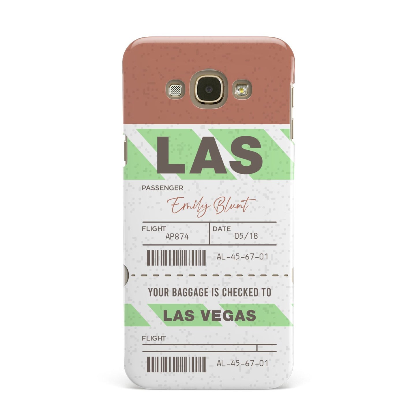 Custom Baggage Tag Samsung Galaxy A8 Case
