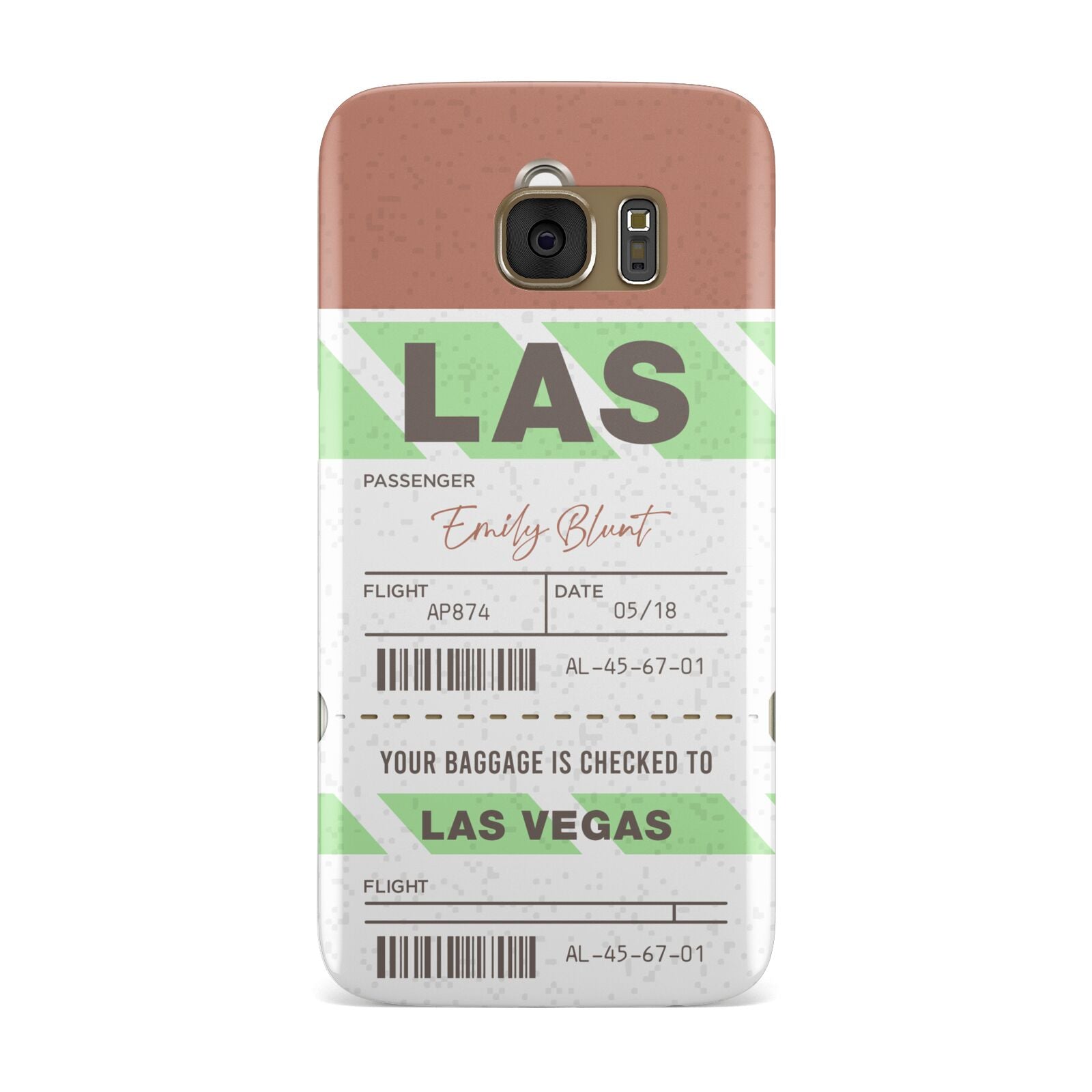 Custom Baggage Tag Samsung Galaxy Case