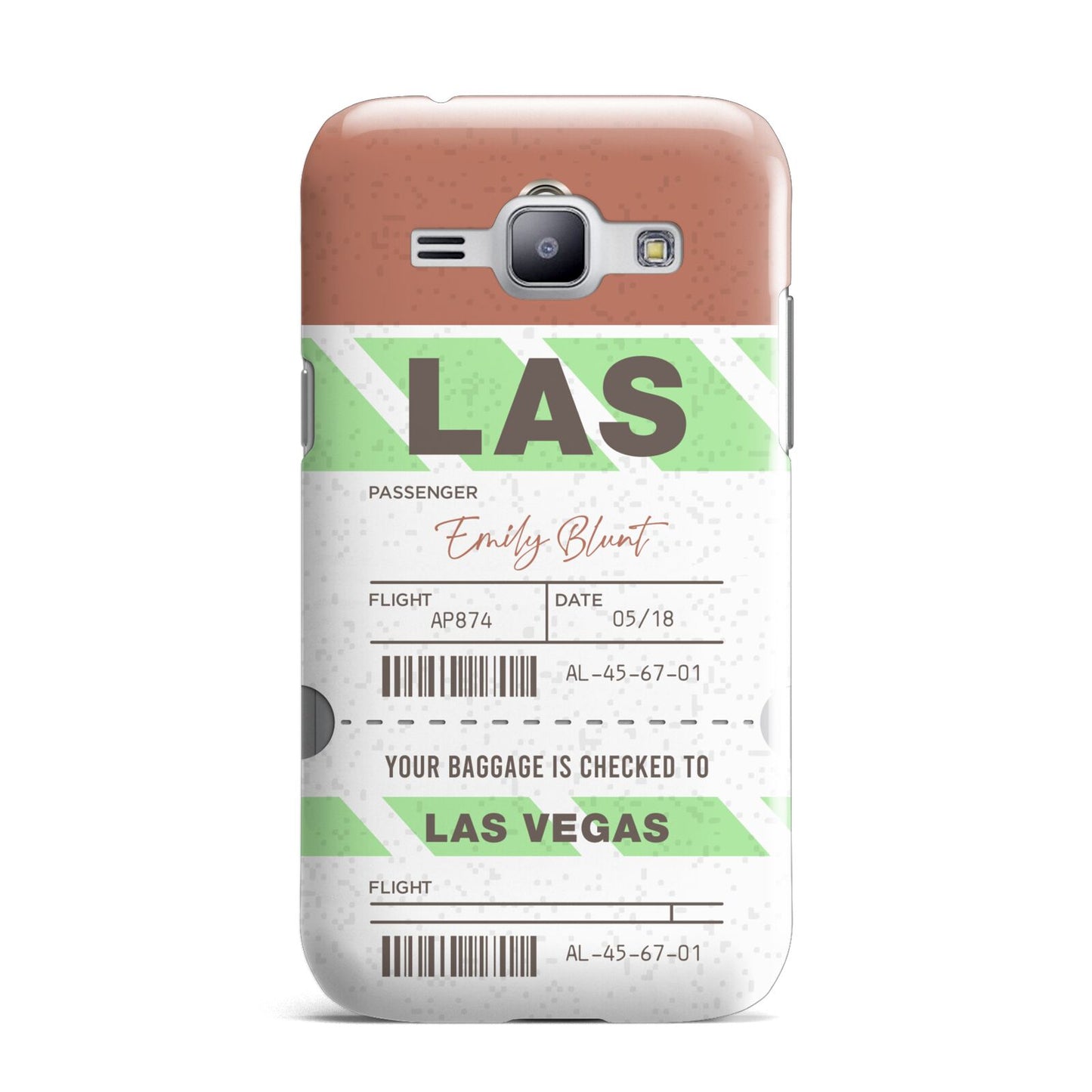 Custom Baggage Tag Samsung Galaxy J1 2015 Case