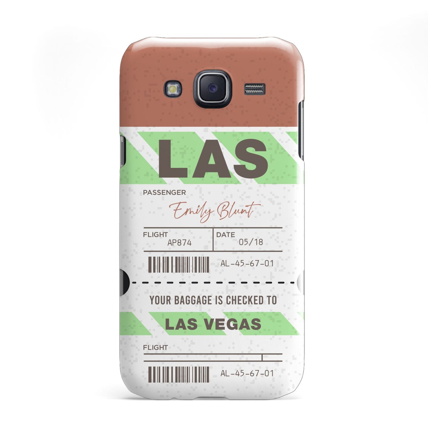 Custom Baggage Tag Samsung Galaxy J5 Case