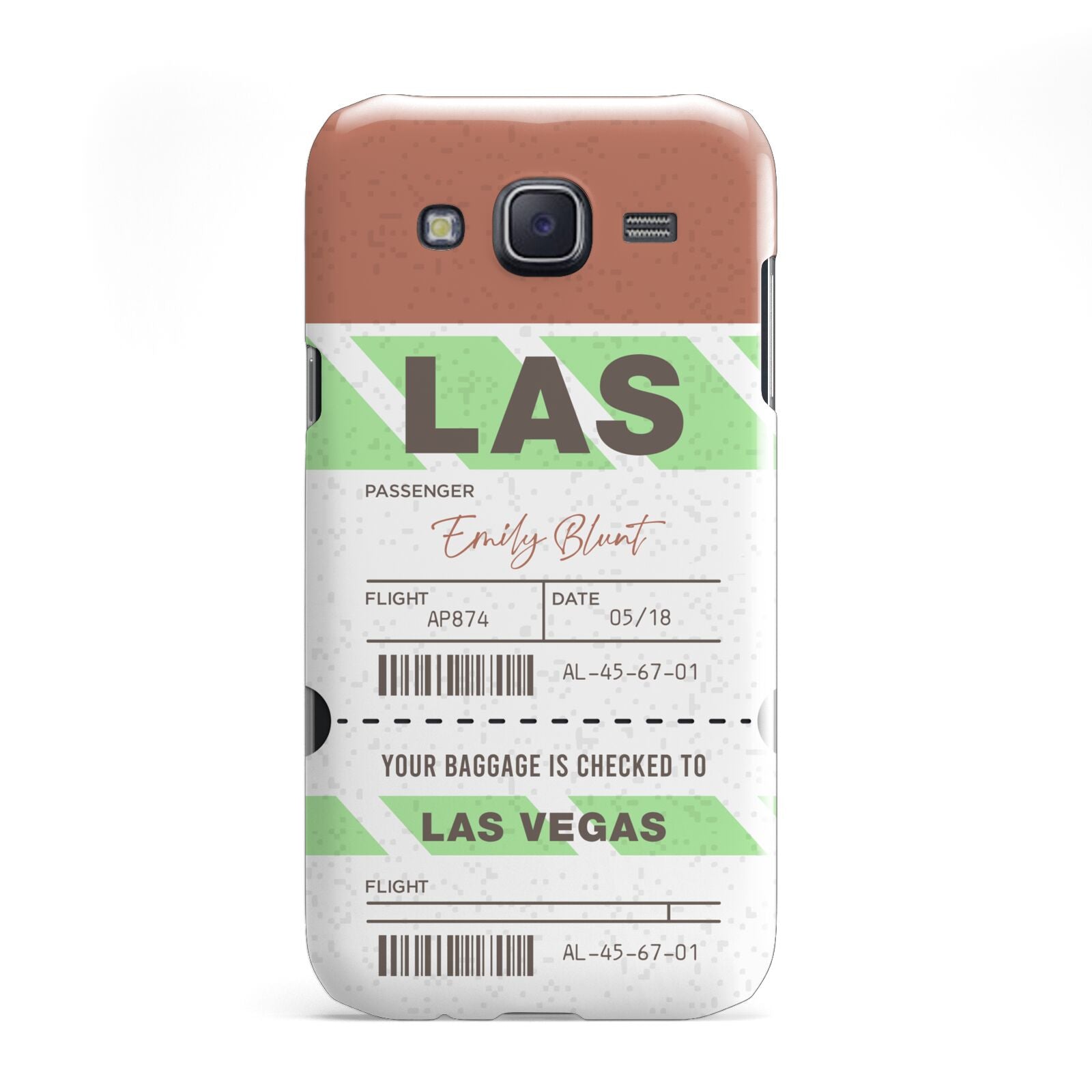 Custom Baggage Tag Samsung Galaxy J5 Case