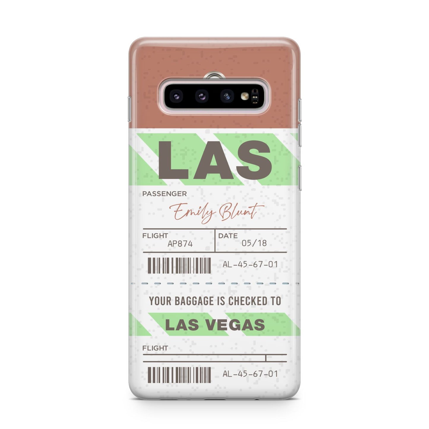 Custom Baggage Tag Samsung Galaxy S10 Plus Case