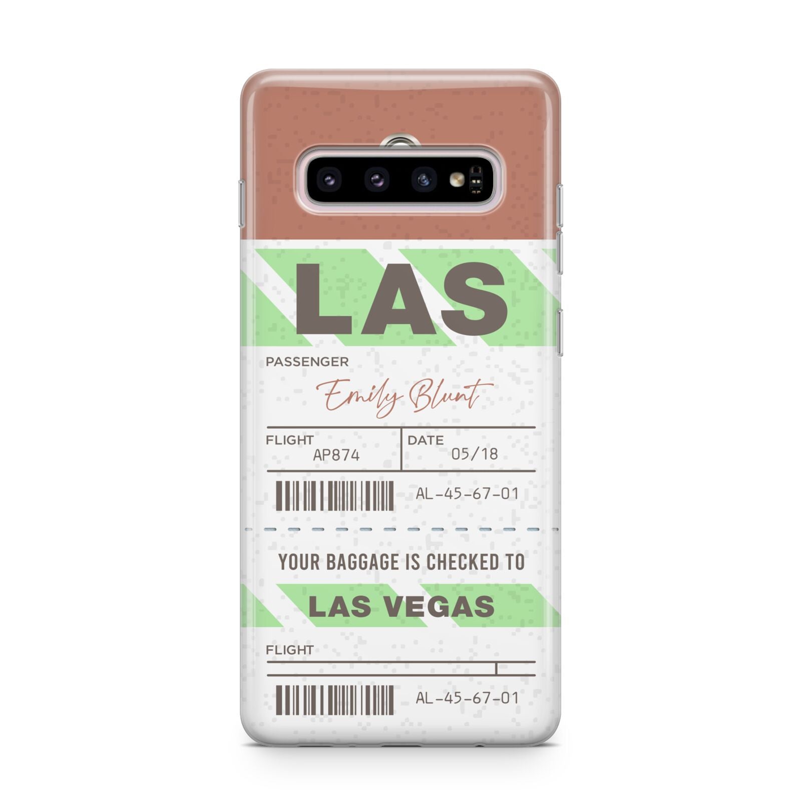 Custom Baggage Tag Samsung Galaxy S10 Plus Case