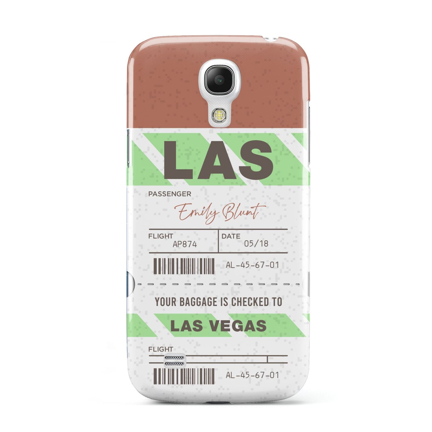 Custom Baggage Tag Samsung Galaxy S4 Mini Case
