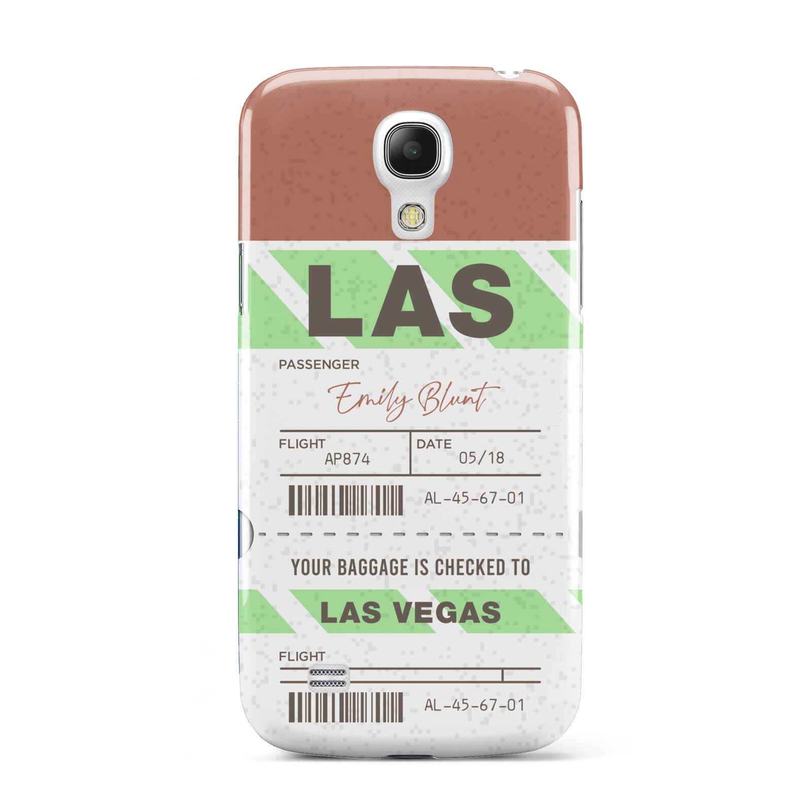 Custom Baggage Tag Samsung Galaxy S4 Mini Case