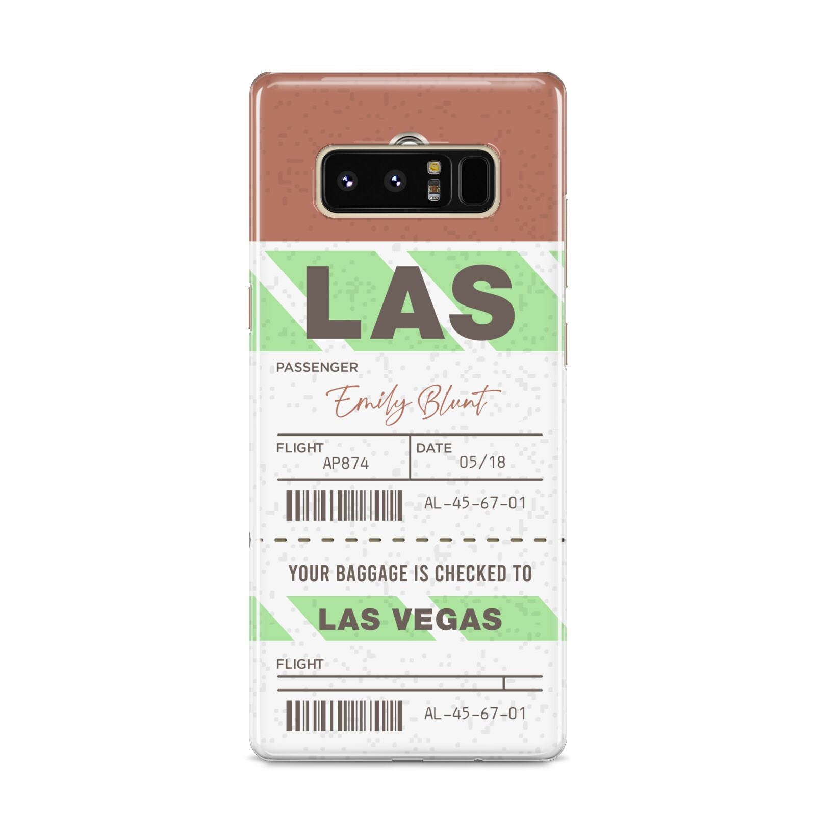 Custom Baggage Tag Samsung Galaxy S8 Case