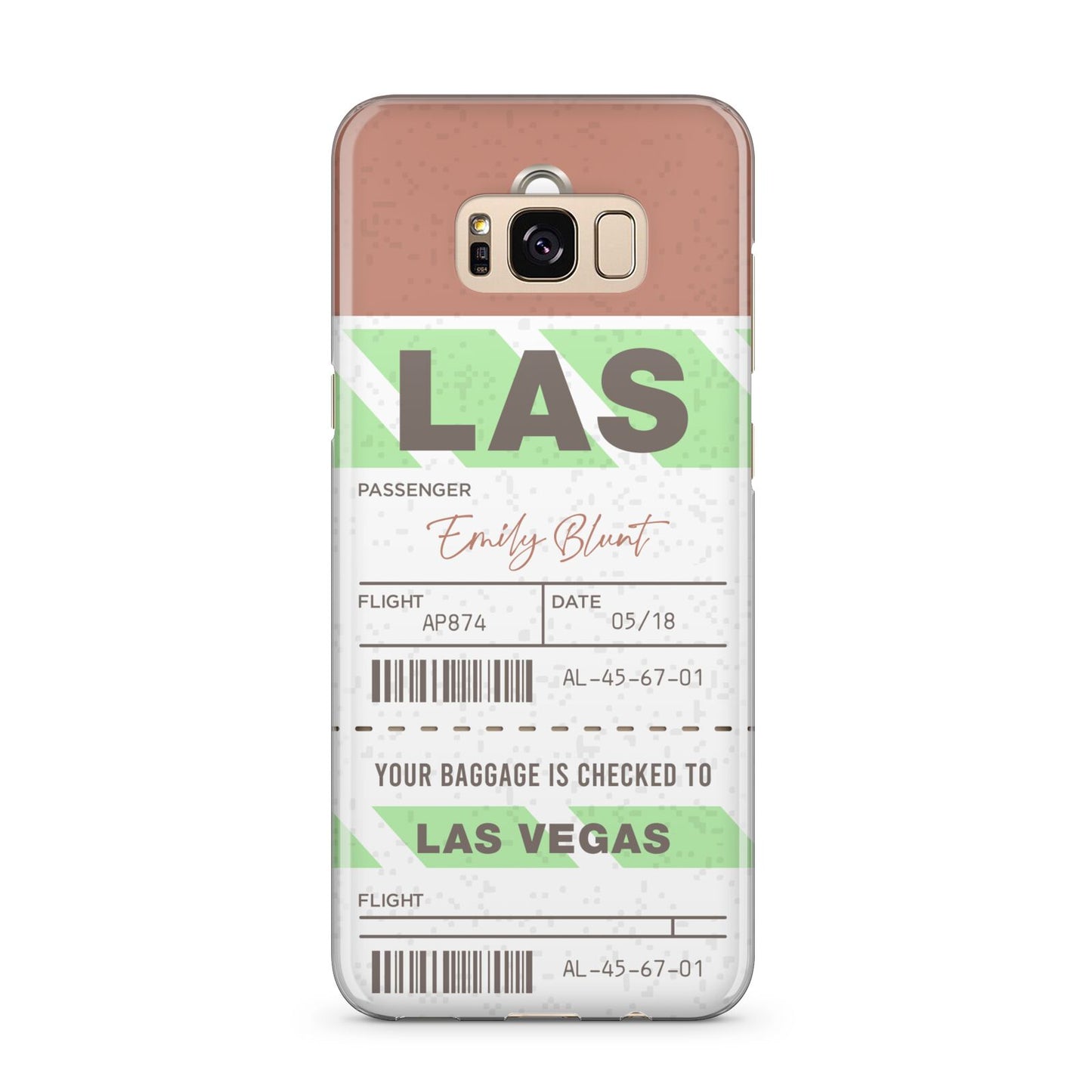 Custom Baggage Tag Samsung Galaxy S8 Plus Case