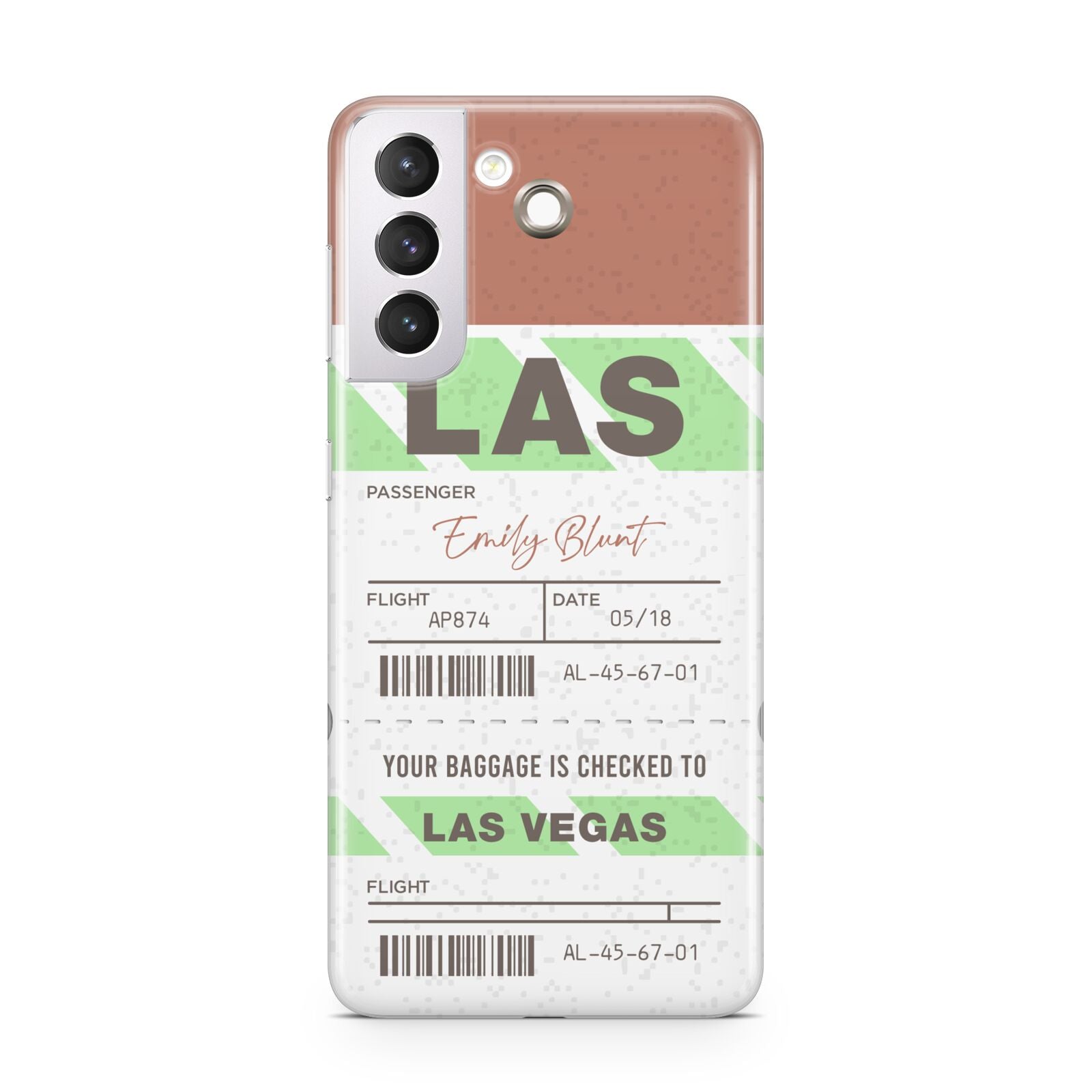 Custom Baggage Tag Samsung S21 Case