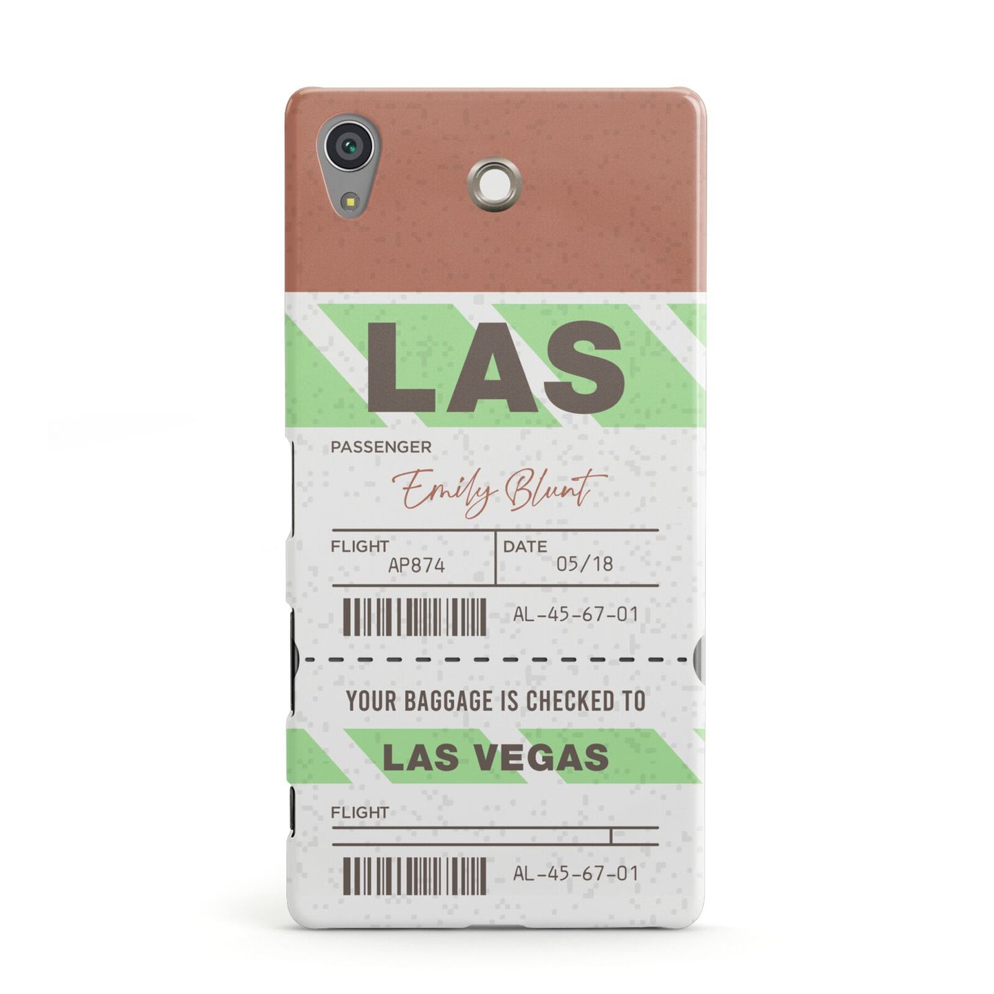 Custom Baggage Tag Sony Xperia Case
