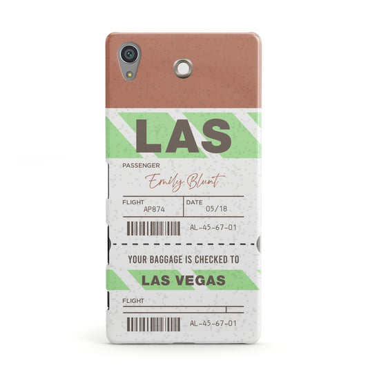 Custom Baggage Tag Sony Xperia Case