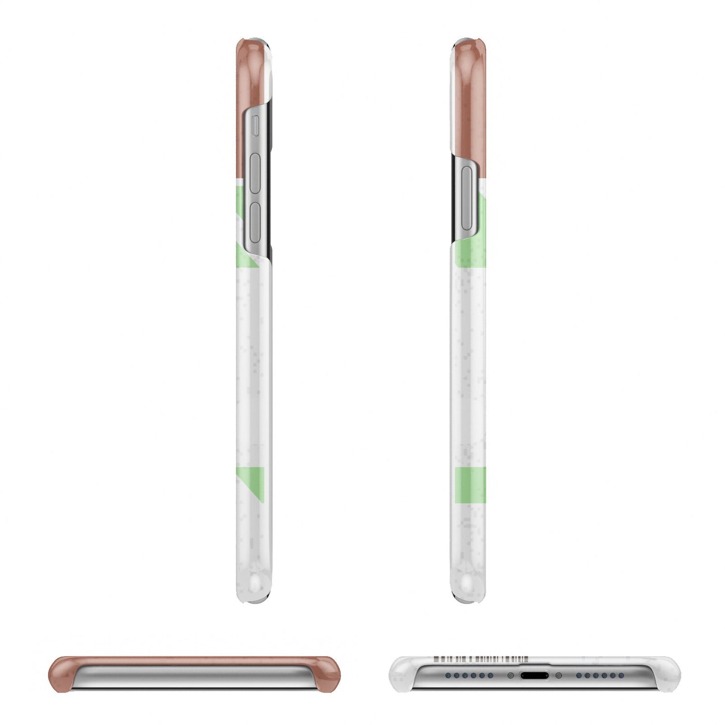 Custom Baggage Tag iPhone 11 Pro 3D Snap Case Angle Images