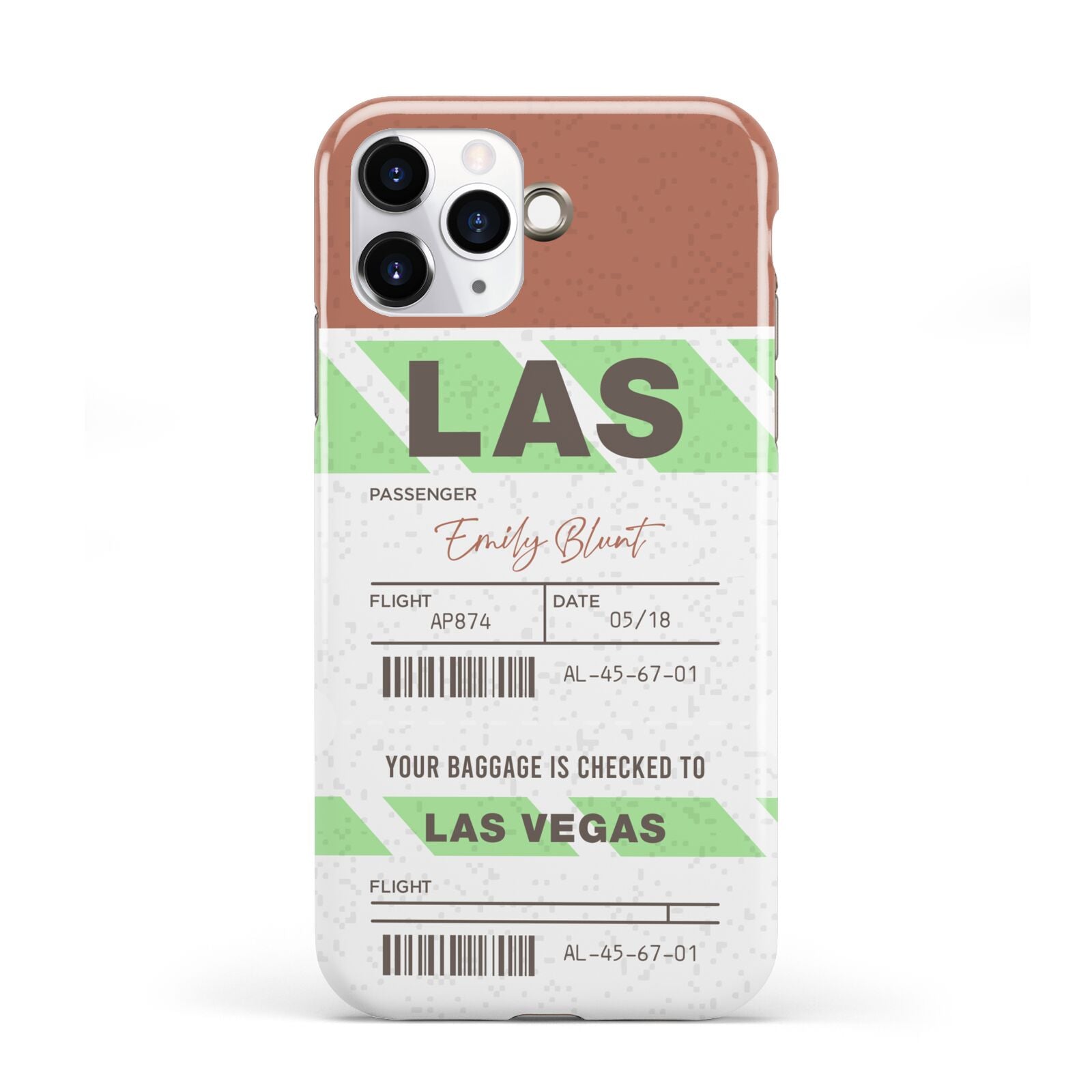Custom Baggage Tag iPhone 11 Pro 3D Tough Case