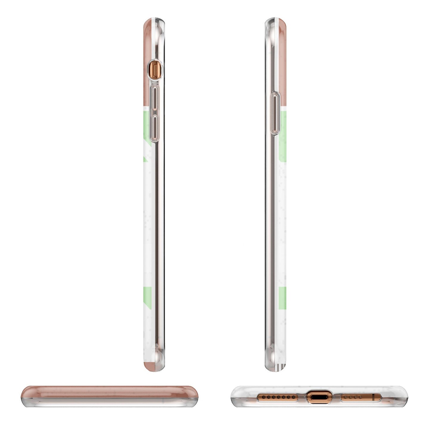 Custom Baggage Tag iPhone 11 Pro Max 3D Tough Case Angle Images