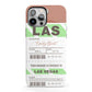 Custom Baggage Tag iPhone 13 Pro Max Full Wrap 3D Tough Case