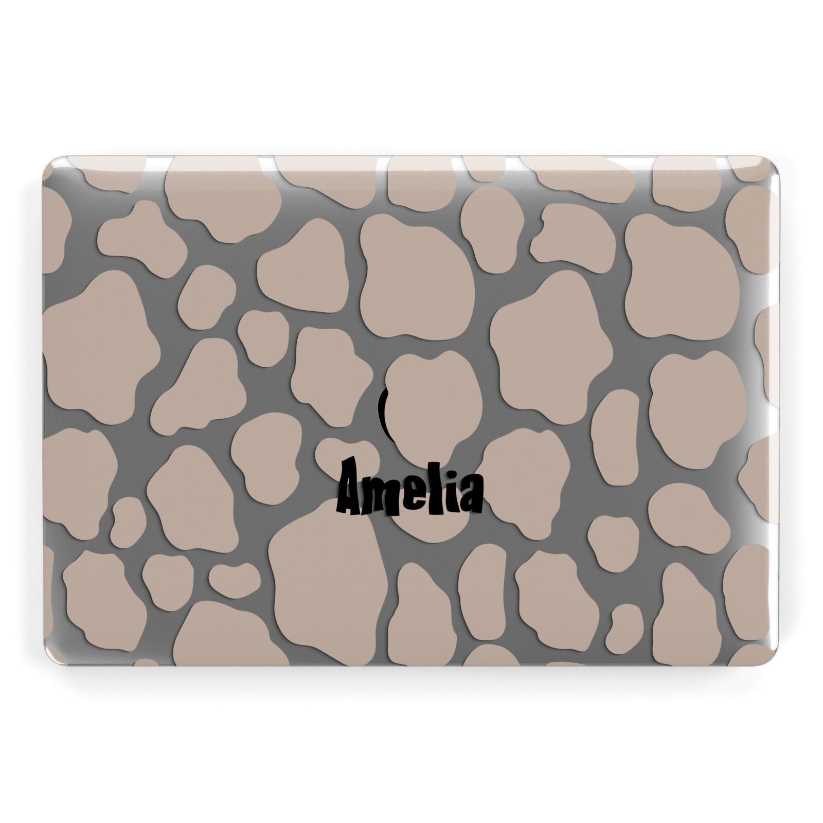 Custom Beige Cow Print Macbook Case – Dyefor