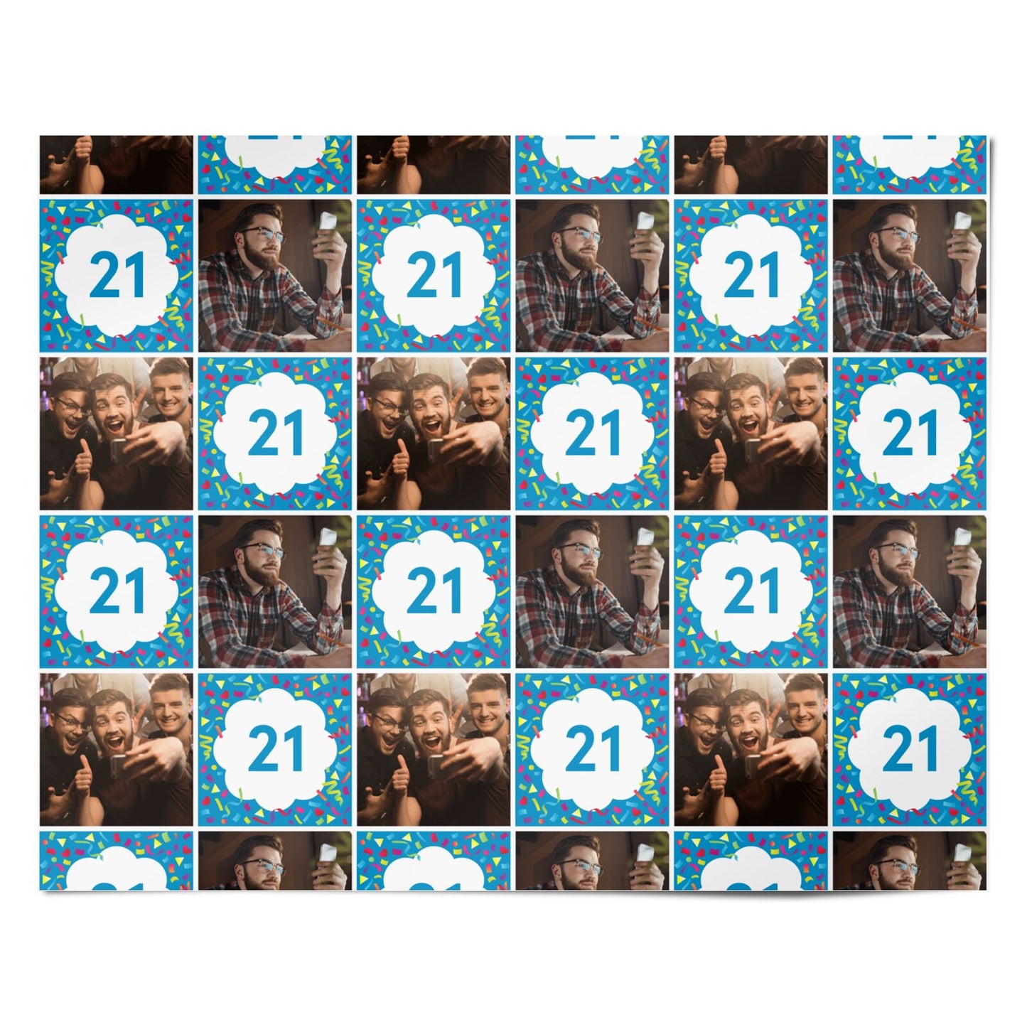 Custom Birthday Personalised Wrapping Paper Alternative