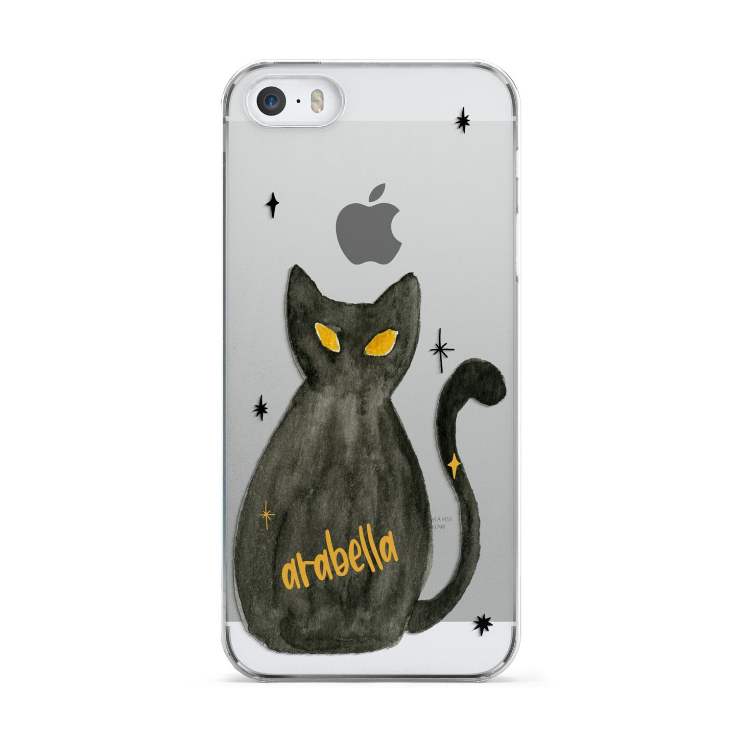 Custom Black Cat Apple iPhone 5 Case