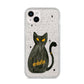 Custom Black Cat iPhone 14 Plus Glitter Tough Case Starlight