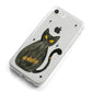 Custom Black Cat iPhone 8 Bumper Case on Silver iPhone Alternative Image