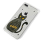 Custom Black Cat iPhone 8 Plus Bumper Case on Silver iPhone Alternative Image