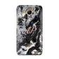 Custom Black Swirl Marble Huawei Y3 2017