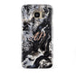 Custom Black Swirl Marble Samsung Galaxy S7 Edge Case