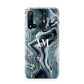 Custom Blue Swirl Marble Huawei P20 Lite 5G Phone Case