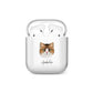 Custom Cat Illustration with Name AirPods Case