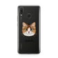 Custom Cat Illustration with Name Huawei Nova 3 Phone Case