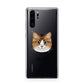 Custom Cat Illustration with Name Huawei P30 Pro Phone Case
