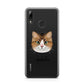 Custom Cat Illustration with Name Huawei Y7 2019