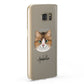 Custom Cat Illustration with Name Samsung Galaxy Case Fourty Five Degrees