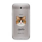 Custom Cat Illustration with Name Samsung Galaxy J7 2017 Case