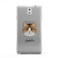 Custom Cat Illustration with Name Samsung Galaxy Note 3 Case