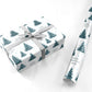 Custom Christmas Tree Personalised Wrapping Paper