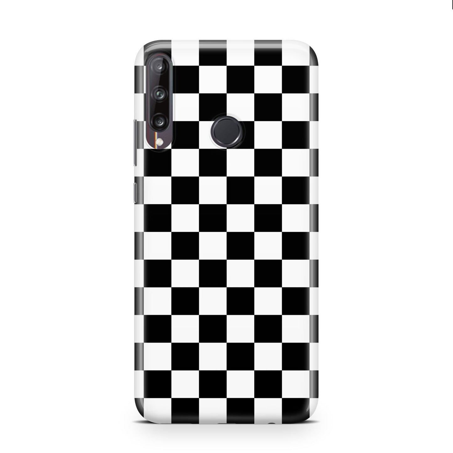 Custom Colour Check Huawei P40 Lite E Phone Case