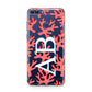 Custom Coral Initials Huawei P Smart Case