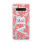Custom Coral Initials Protective Samsung Galaxy Case