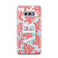 Custom Coral Initials Samsung Galaxy S10E Case