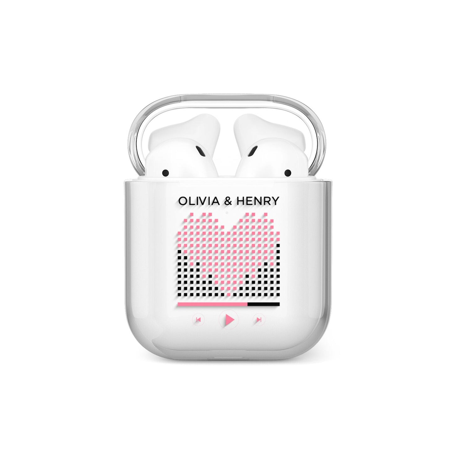 Custom Couples Music AirPods Case