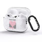 Custom Couples Music AirPods Pro Glitter Case Side Image